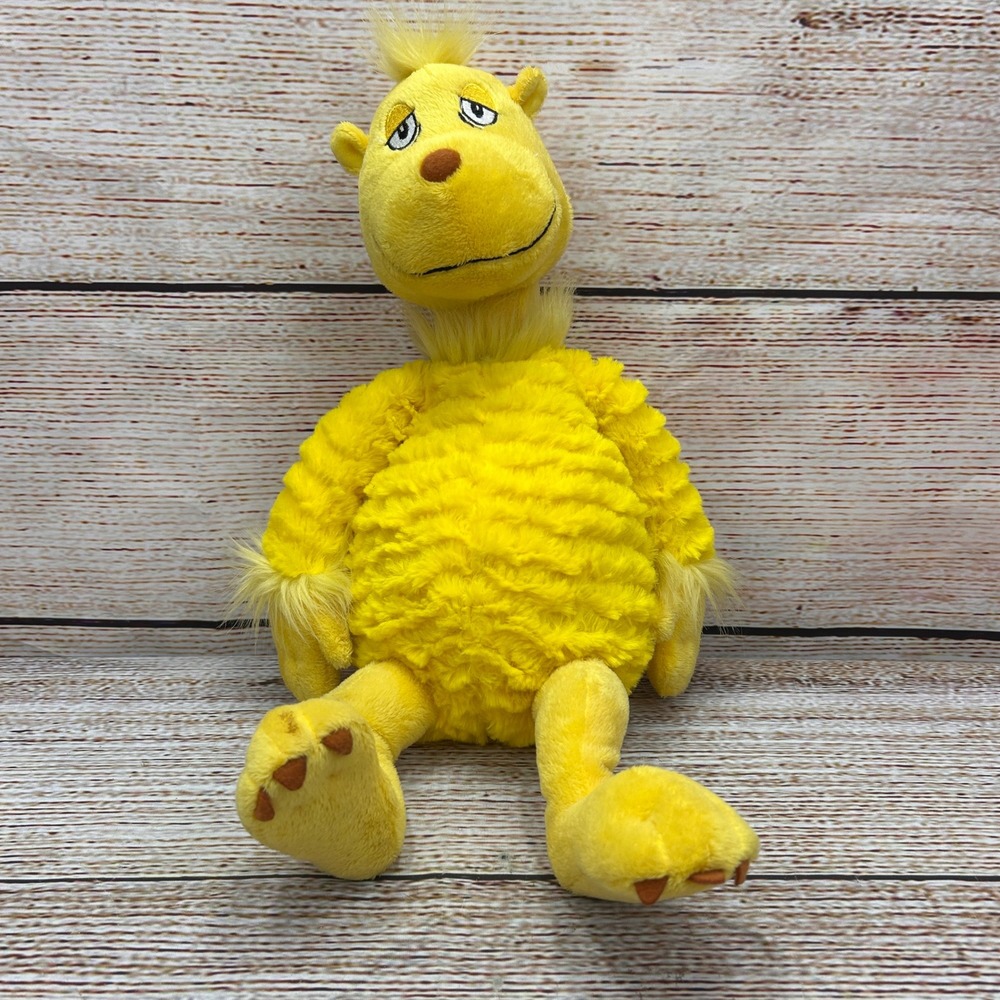 Kohl's Cares Dr Seuss The Lorax Plush Toy Yellow Orange Grinch Character